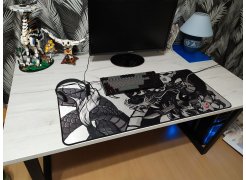 Деревянный стол Лота Лофт 120(160)х75 черный матовый / бетон светлый фото покупателя 656