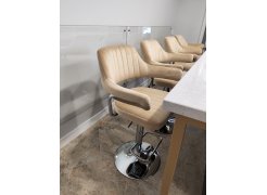 Барный стул 5019-LM Charly коричневый / хром фото покупателя 2