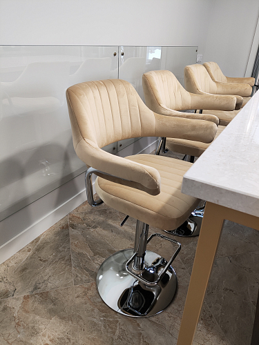 Барный стул 5019-LM Charly белый / хром фото покупателя 2