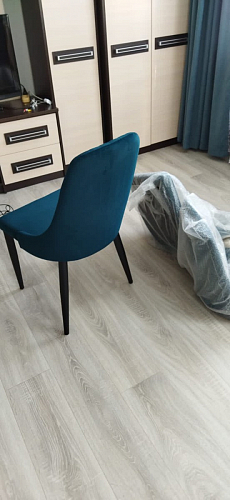 Стул на металлокаркасе Kora dark gray / black фото покупателя 60