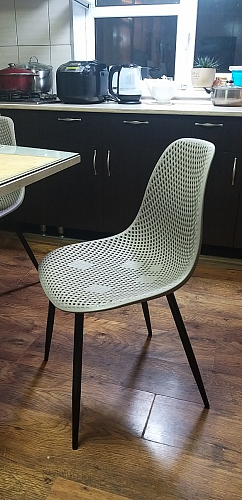 Стул на металлокаркасе Vero белый фото покупателя 8