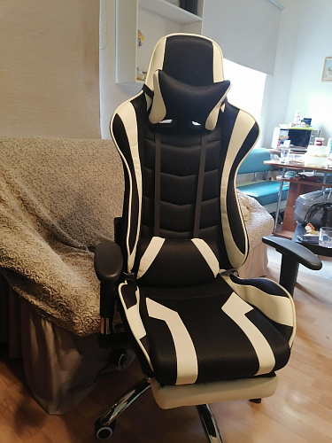 Компьютерное кресло Kano 1 light blue / black фото покупателя 87