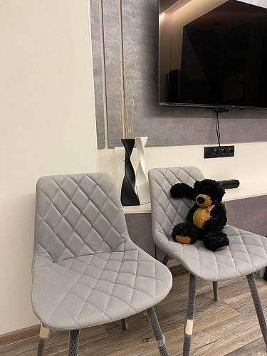 Комплект из "МР Стул Баодин К б/к латте (velutto 08) / черный каркас , 4 шт" фото покупателя 1