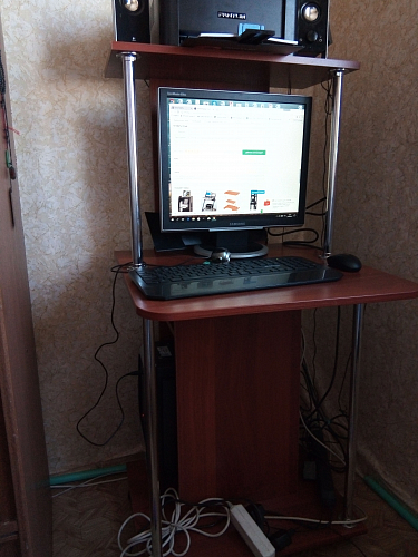 Компьютерный стол КСТ-12 белый  - Уцененный экземпляр фото покупателя 71