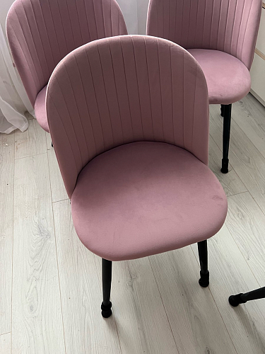 Стул на металлокаркасе Gabi gray / black фото покупателя 195