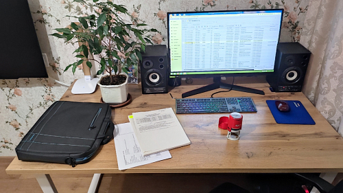 Деревянный стол Лота Лофт 120x75 дуб крафт табачный / черный матовый фото покупателя 852