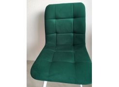 Стул на металлокаркасе Чилли синяя ткань / белый фото покупателя 73