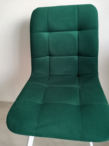 Стул на металлокаркасе Чилли зеленый / белый каркас фото покупателя 73