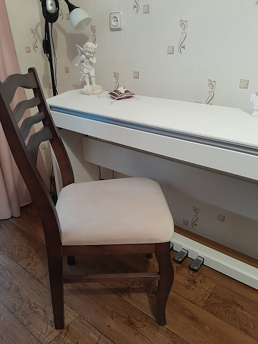 Деревянный стул Амадиу бежевый / молочный фото покупателя 2