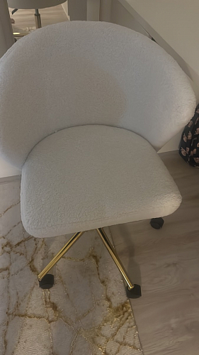 Компьютерное кресло Lika white teddy фото покупателя 3