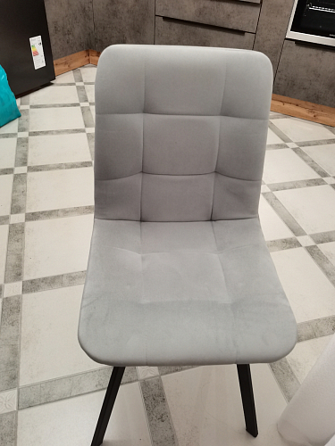 Стул на металлокаркасе Чилли синий / белый фото покупателя 1452