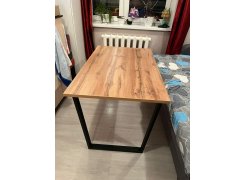 Стол Лота Лофт 140 25 мм юта / белый матовый фото покупателя 973