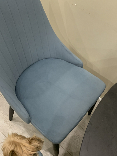 Стул на металлокаркасе Kora green / black фото покупателя 481