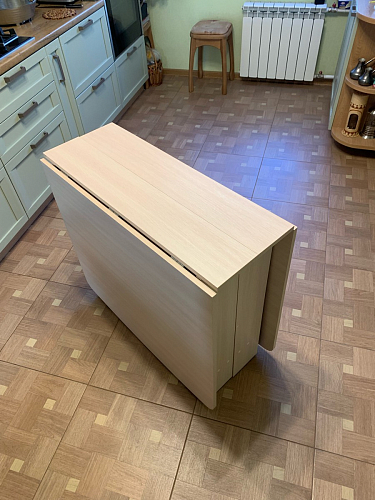 Стол обеденный раздвижной СтК7 дуб молочный фото покупателя 139