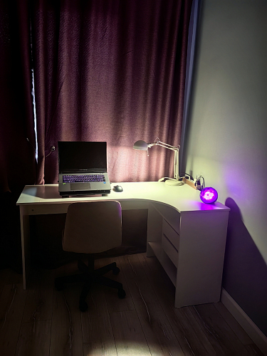 Письменный стол СПм-25 правый белый  - Уцененный экземпляр фото покупателя 72