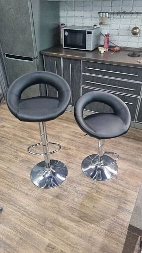 Барный стул Oazis white / chrome фото покупателя 6