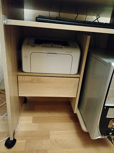 Стол компьютерный КСТ-10.1 бетон фото покупателя 27