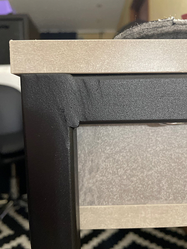 Письменный стол Леон Лофт бетон / черный матовый фото покупателя 169