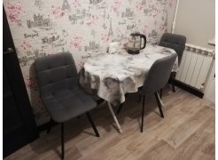 Стул на металлокаркасе Чилли горчичный / белый фото покупателя 363