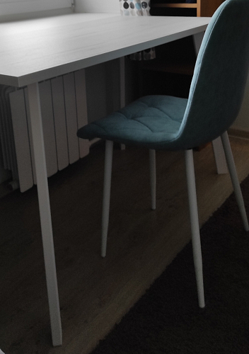 Стол Лота Лофт 120 25 мм сабия / белый матовый фото покупателя 924