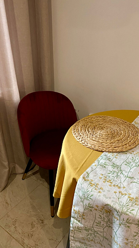 Стул на металлокаркасе Gabi dark beige / black / silver фото покупателя 409