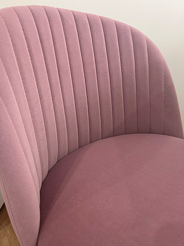 Стул на металлокаркасе Gabi 1 light blue / black / gold фото покупателя 943