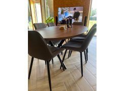 Стул на металлокаркасе Вейв светло-серый (hl 63) / 10К черный каркас фото покупателя 100