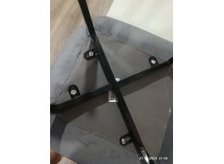 Стул на металлокаркасе Чилли светло-серый / черный фото покупателя 531