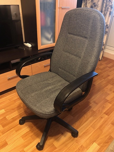 Компьютерное кресло CH747 синий, ткань фото покупателя 9