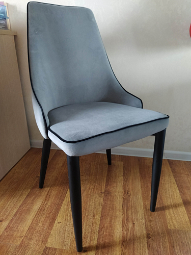 Стул на металлокаркасе Kora black / gray фото покупателя 209