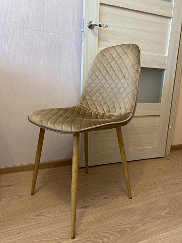 Стул на металлокаркасе Capri blue / white фото покупателя 41