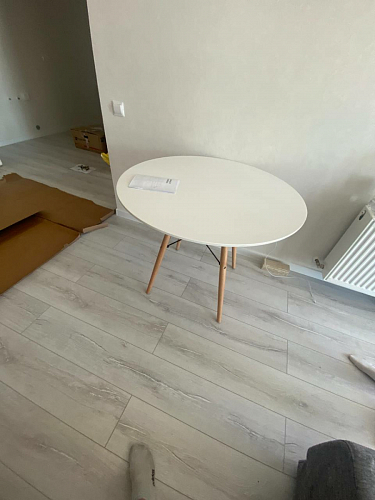 Стол Table 90 white / wood фото покупателя 15