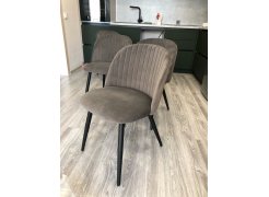 Стул на металлокаркасе Gabi gray / black фото покупателя 672