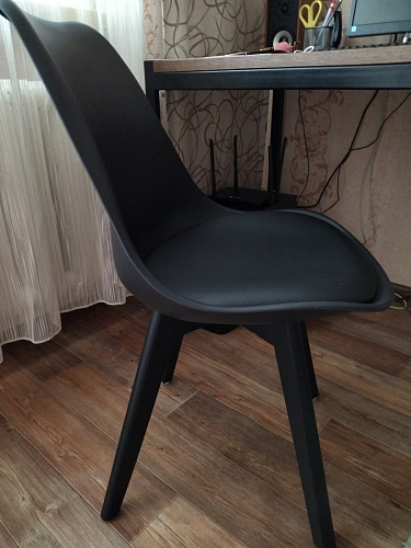 Деревянный стул Bonuss dark gray / black фото покупателя 108