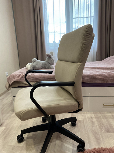 Компьютерное кресло Benefit флок серый 29 фото покупателя 14