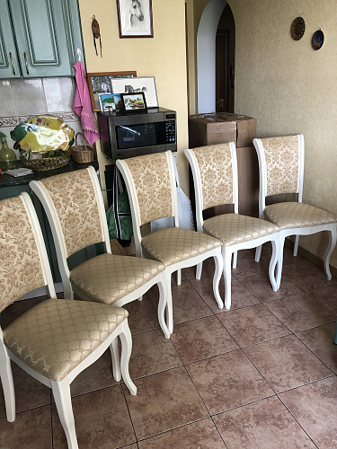 Деревянный стул Фабиано белый / бежевый фото покупателя 12