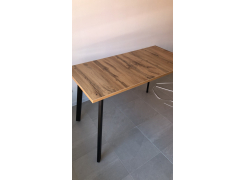 Стол Тринити Лофт 120 32 мм бетон / черный матовый фото покупателя 171