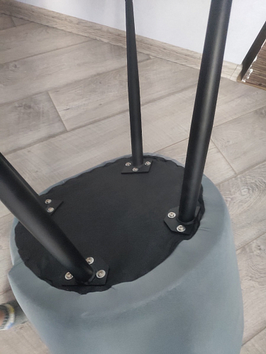 Стул на металлокаркасе Gabi 1 темно-серый / черный фото покупателя 248