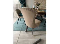 Стул деревянный Милано velutto 05 / венге / серебро фото покупателя 14