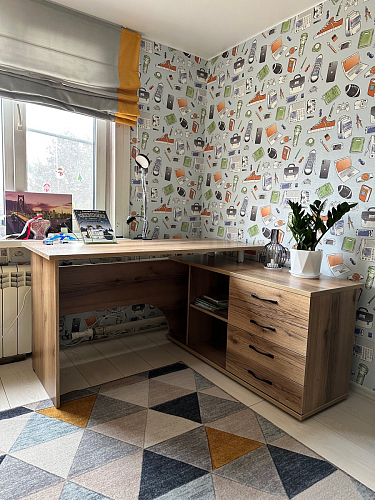 Компьютерный стол КСТ-109П правый венге фото покупателя 52