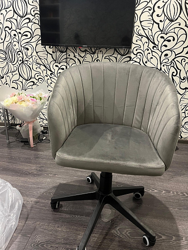 Компьютерное кресло Тибо confetti chocolate / белый фото покупателя 182