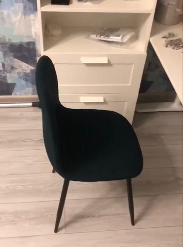 Стул на металлокаркасе Lilu dark grey / black фото покупателя 64
