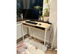 Письменный стол Лео Лофт бетон / черный матовый фото покупателя 17