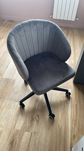 Компьютерное кресло Пард confetti silver серый / черный фото покупателя 42