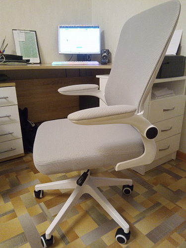 Компьютерное кресло Konfi gray / blue / white фото покупателя 274