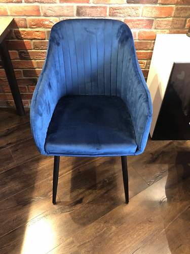 Стул на металлокаркасе Slam синий фото покупателя 107