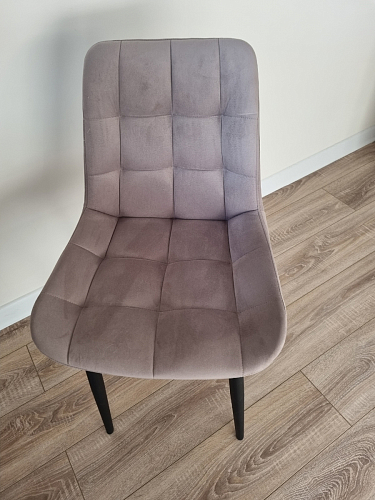 Стул на металлокаркасе Челси бирюзовый / черный фото покупателя 22