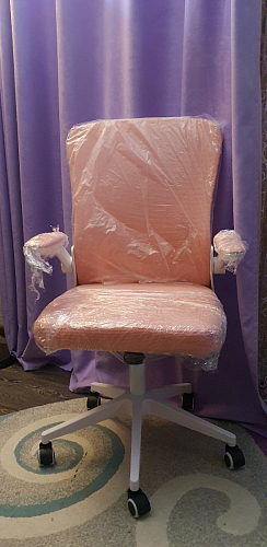 Компьютерное кресло Konfi gray / blue / white фото покупателя 103