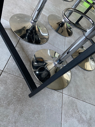 Барная стойка Дилан Лофт 120х40х98 дуб делано темный фото покупателя 104