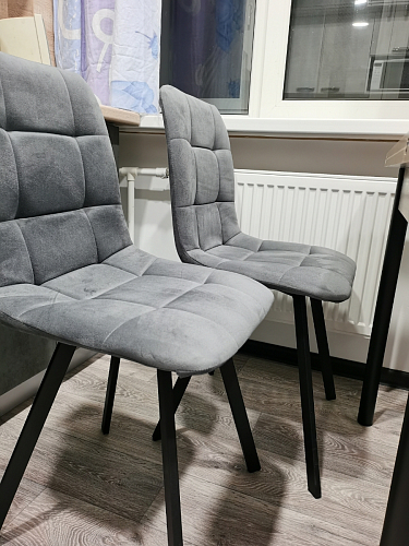 Стул Чилли 2 темно-серый  / черный фото покупателя 1011